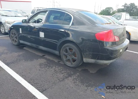 2003 Infiniti G35 Luxury Leather from USA, damaged, VIN JNKCV51E43M302425